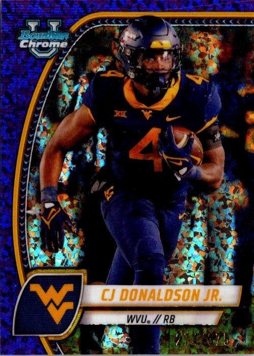 2024 Bowman University Chrome CJ Donaldson Jr. #43 Purple Mini-Diamond /375 OSU