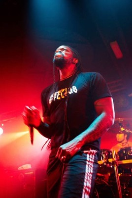 Derrick Green And Sepultura Derrick Green Performing Live Onstage Old Photo 1