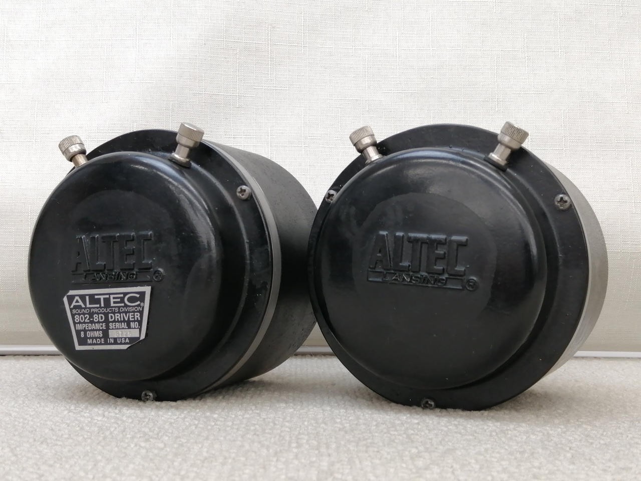 ALTEC 802D Driver Unit Pair Very Good from JP