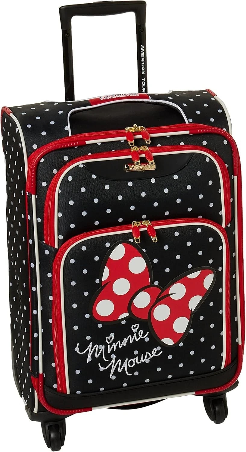American Tourister Disney 21" Minnie Mouse Red Bow Suitcase 