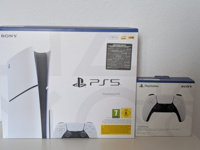 SONY PlayStation 5 SLIM Bundle - Disc Version Inkl 2 PS5 DualSense Controller  