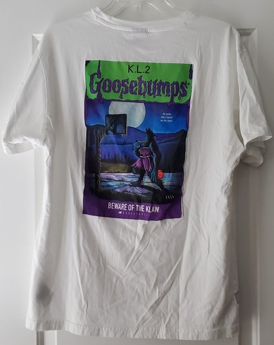 New Balance Hoops X Goosebumps KAWHI II Grafik T-Shirt - Größe L - EUC - Bild 5 von 13