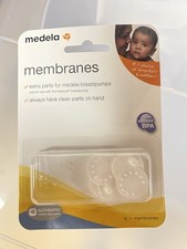 Medela 6 Membranes Extra Parts For Medela Breastpumps No BPA 87088 2013