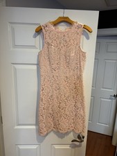 Women's Pink Floral Sleeveless Dress