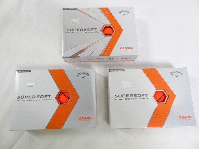 Balls Orange Matte 3 Dozen New 2510