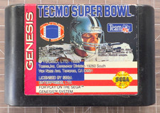 Tecmo Super Bowl (Sega Genesis, 1993) Cartridge - Cleaned / Tested / Polished