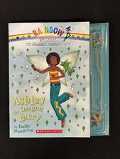 ASHLEY the DRAGON Fairy RAINBOW Magic Animal Fairies SC WITH NECKLACE!