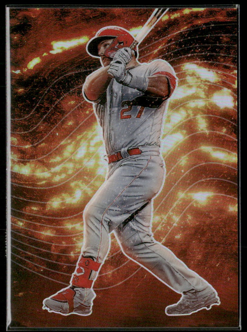2022 Panini Prizm #LF-1 Mike Trout Lava Flow