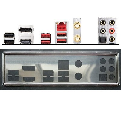 For   MPG Z390I GAMING EDGE AC Motherboard IO   I/O   Backplate OEM #ea