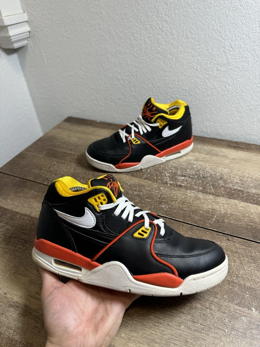 Nike Air Flight 89 RAYGUNS Mens Sizs 7.5 Black Orange‎ Yellow DD1171-001 DD1171-001 Nike Air Flight 89 Rayguns (Men main image 2