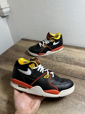 Nike Air Flight 89 RAYGUNS Mens Sizs 7.5 Black Orange Yellow DD1171-001