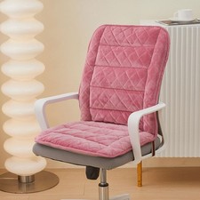 High Back Desk Chair Cushion Non-Slip Rocking Chair Cushions with Ties Office...