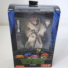 NECA TMNT Nickelodeon Splinter Action Figure Exclusive Boxed w  Pizza Slice