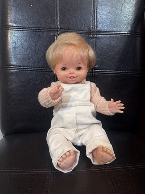 Vintage 13  Anatomically Correct Famosa Boy Doll Smiling/teeth