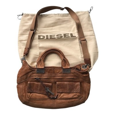 DIESEL Vintage Leather Hobo Bag Moto Biker Medieval Boho Goth City Avant Garde