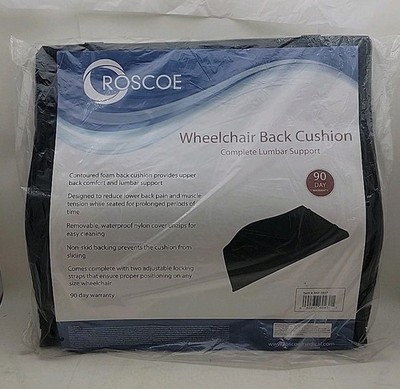 ROSCOE Wheelchair Back Cushion Complete Lumbar Support BKF-1817 18X16'' New 