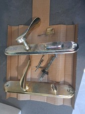 Pella Active Handle Set for Hinged Door Left Hand- Polished /Satin Brass