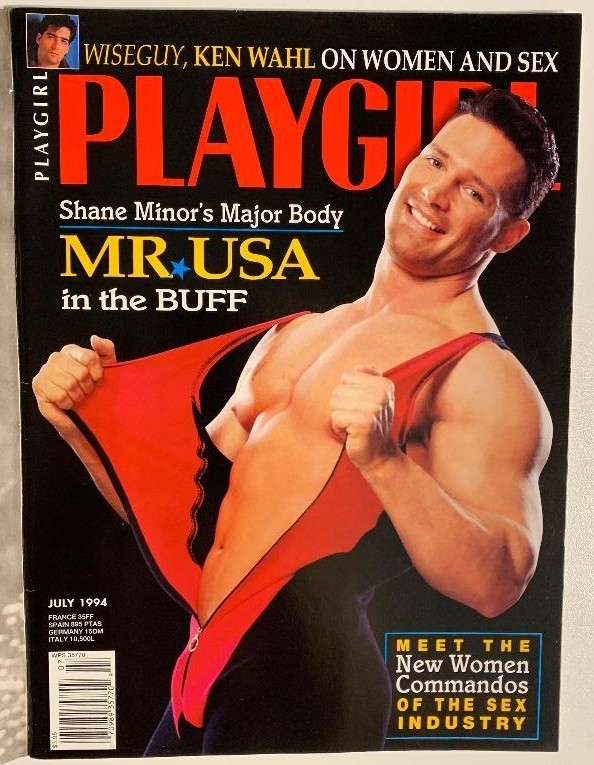 Playgirl Magazine July 1994 - Coverman - Mr. USA - Shane Minor in the buff