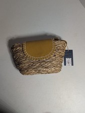 Universal Thread Straw Tote Handbag in Natural Beige Crossbody 30 New