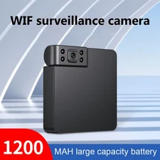 HD 1080P WiFi Mini Camera 180° Rotatable Wireless Camcorder IR Night Vision DVR