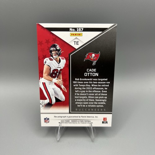 2022 Panini Rookies & Stars Rookies Signatures /299 Cade Otton #167 Auto RC - Picture 2 of 2