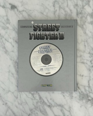 Street Fighter 2 Art Book Sound Track Included Capcom **US SELLER TESTED**