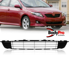 For 2009-2010 Toyota Corolla Front Lower Bumper Grille Textured Black Plastic