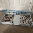 RARE Vintage Huge Micro Stars Bundle - x 61 Figures, Micro Dome Carry Case +