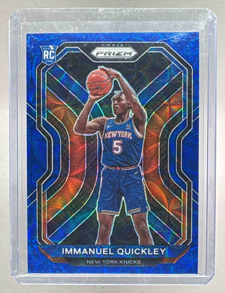Immanuel Quickley 2020 Panini Prizm #296 Choice Blue Rookie RC /49
