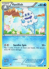 Pokemon Vanillish 28/116 Plasma Freeze MP [M9JANX]