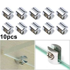 Clips de serrage de support en verre pratiques argent 6-8 mm pour fixation verre