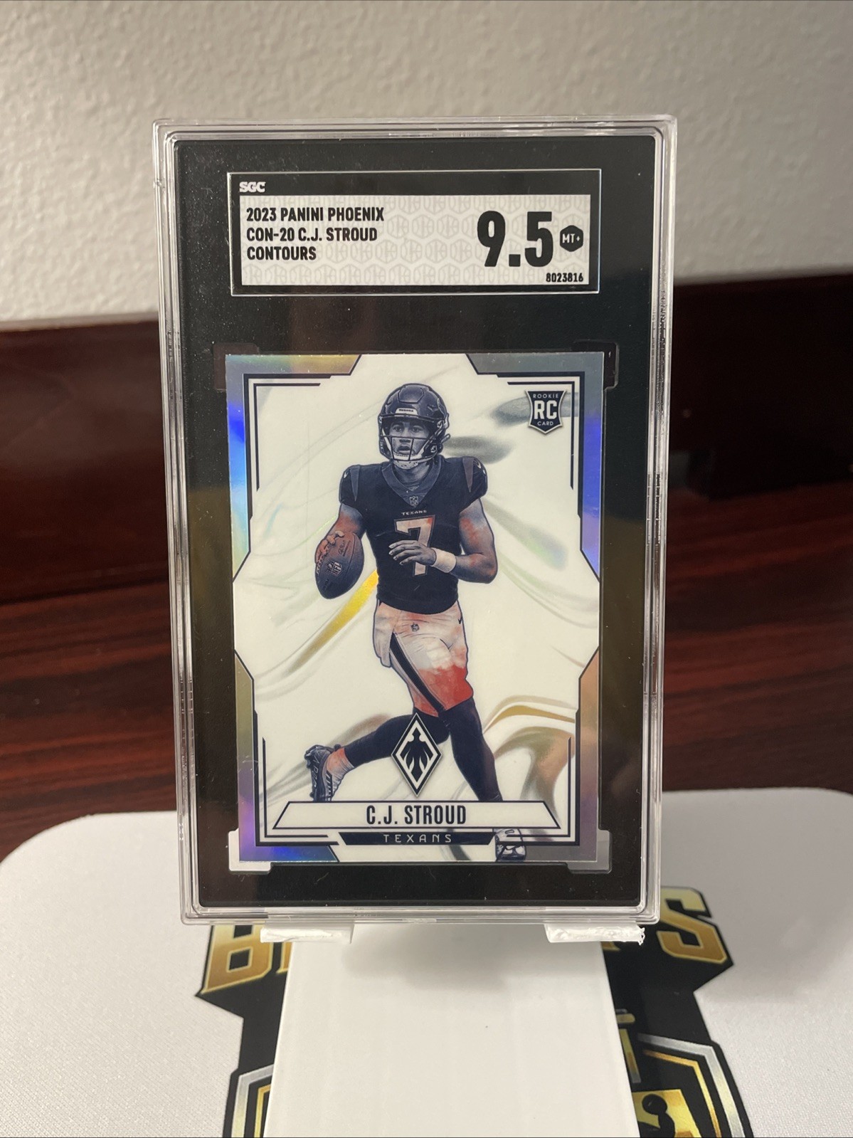 2023 Panini Phoenix - Contours C.J. Stroud #CON-20 Silver Seismic (RC)