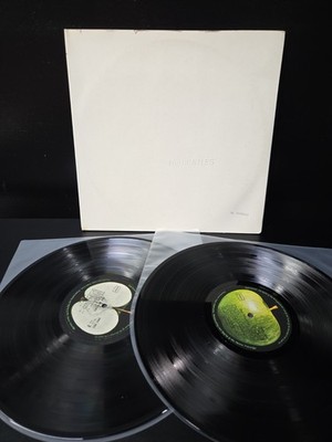 The Beatles White Album 2lp Vinyl 1st German Press 'Low #' Top Loader VG+/NM-