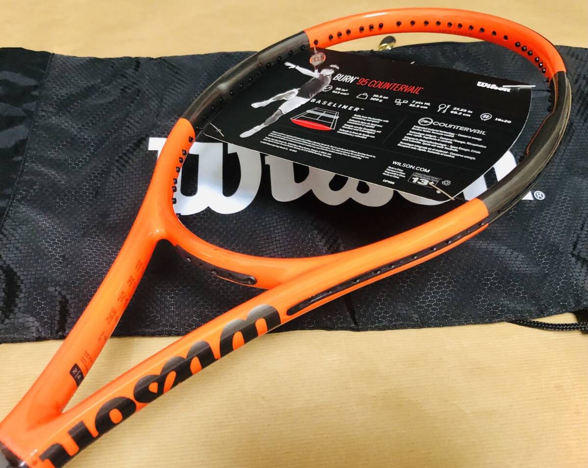 Wilson BURN 95 CV REVERSE Kei Nishikori Limited Edition Clay Grip
