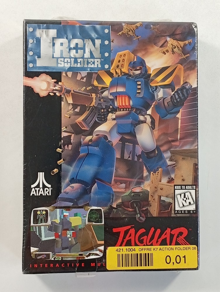 Iron Soldier Atari Jaguar pour jouer sur console rétro d'époque neuve
