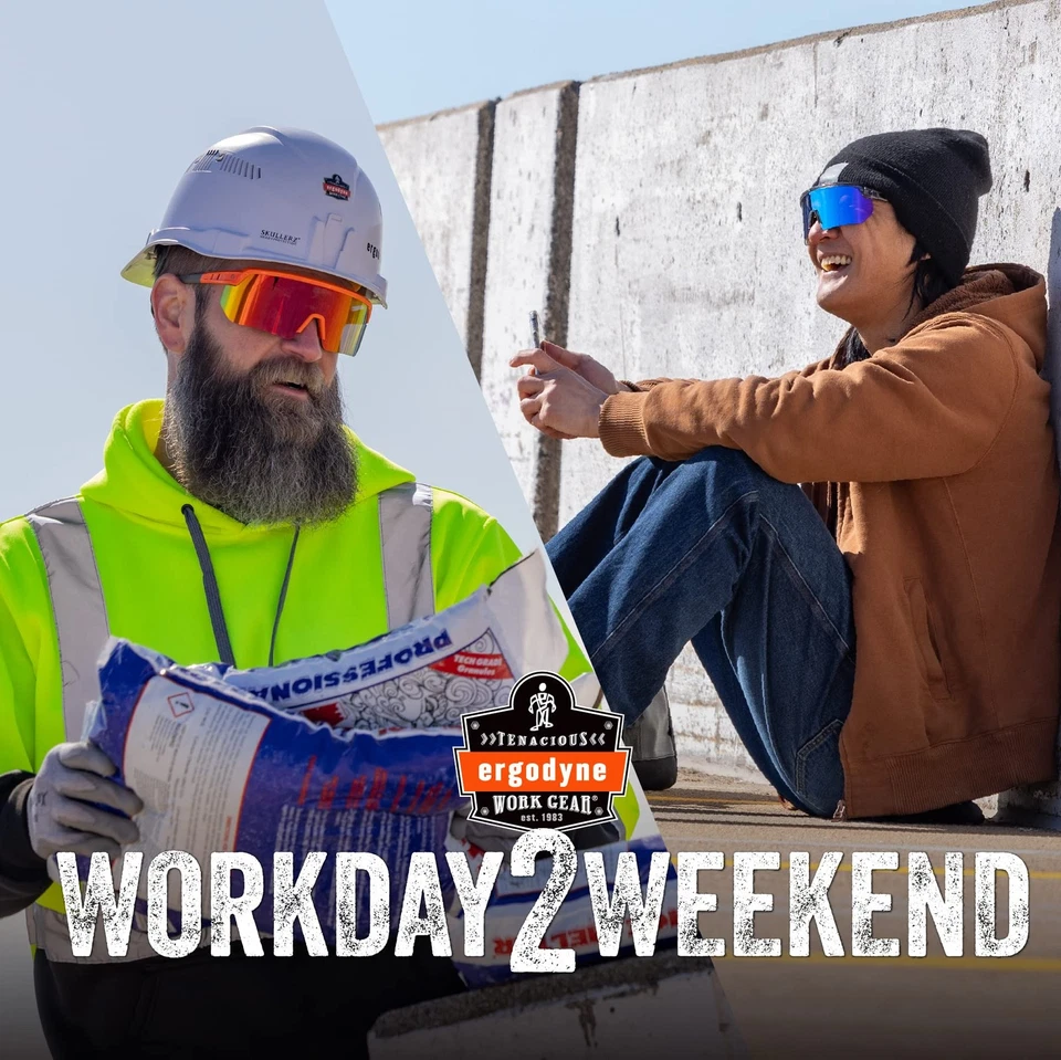 Skullerz Aegir Safety Glasses Blue Mirror Lens Impact Resistant Ansi Z87.1 2020 - Image 2 of 4