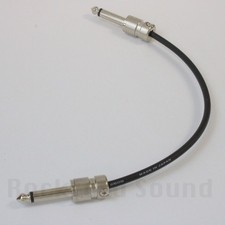 Canare GS-4 Low Profile Patch Cable, Straight to Straight, Nickel
