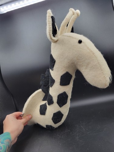 Fiona Walker Giraffe Nursery Wall Organic Wool Safari Zoo Decor England Animal