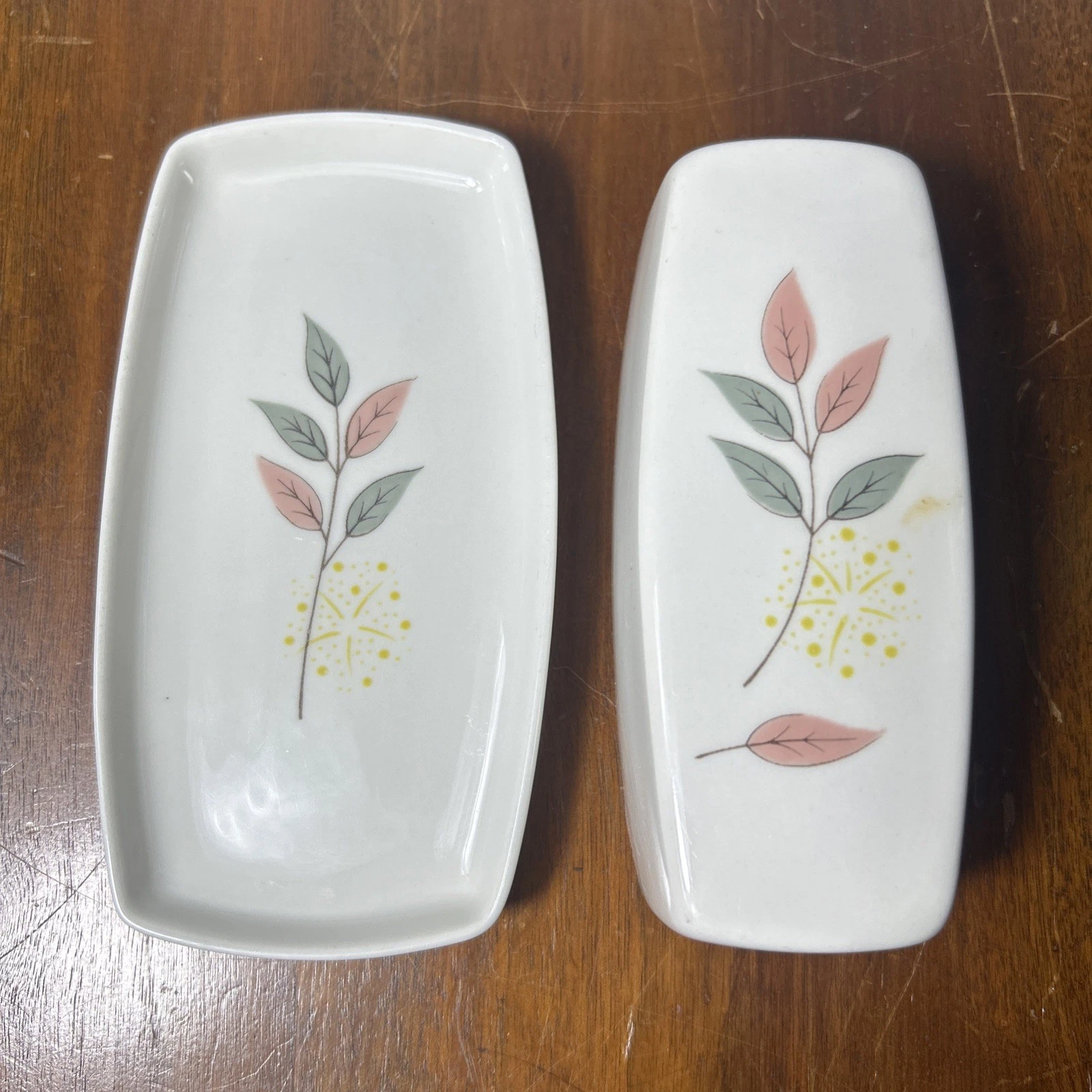 Vintage Franciscan China Springsong Butter Dish Mid Century Modern