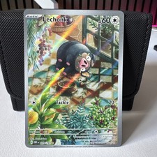 Pokémon TCG Lechonk Holo Illustration Rare Card 209/197 Obsidian Flames Series