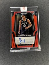 2024-25 Prizm Black Harrison Ingram #RS-ING Rookie Red Prizm Auto 26/99 Spurs