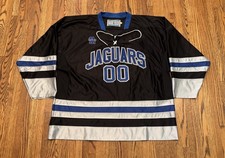 Bloomington Jefferson Jaguars Jr Gold High School League Game Worn Hockey Jersey