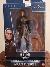 Mattel DC Comic Multiverse Aquaman   s Vulko Action Figure  unopened  box has wear