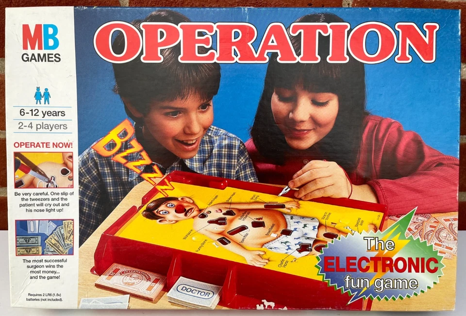 FULL WORKING ORDER Operation board Game 1995 100% Complete Christmas Family Fun - Image 3 of 4