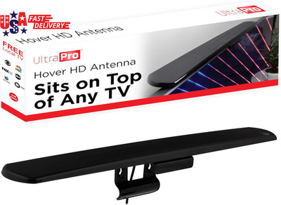 Hover Digital TV Antenna Indoor for Smart TV, Long Range HD Local Channels, Easy