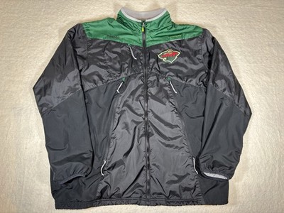 Reebok Center Ice Collection NHL Minnesota Wild windbreaker full-zip jacket