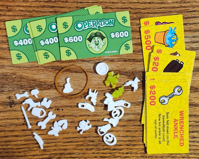 Operation (All Versions) Milton Bradley Hasbro Replacement Game Pieces Parts