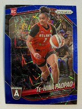 Te-Hina Paopao RC 2025 WNBA Panini Prizm Blue Velocity Dream