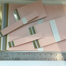 ANNA GRIFFIN NEW Metallic Card Layers  Papers 112 Cardstock Pieces in Sleeve