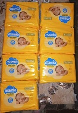 Baby Newborn Nappies Size 1 (2-5kg) 7 X 24 -72 Nappies Baby Mamia  7 Pack